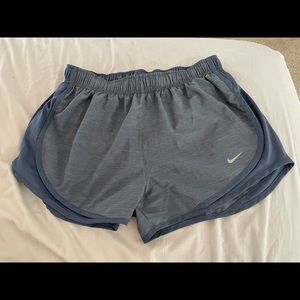 NWOT Sz M Nike Dri-Fit shorts a pretty blue color